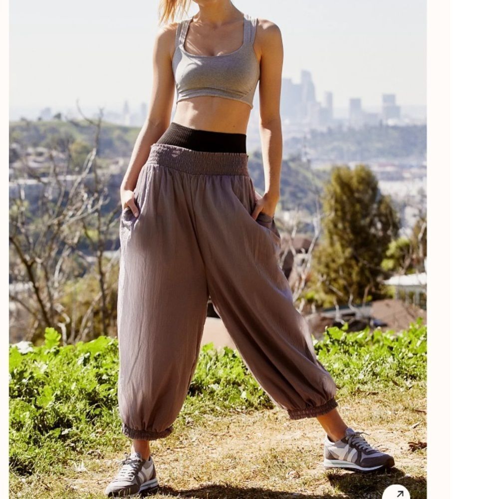 NWT Free People Sashay My Way Solid Jogger Pants